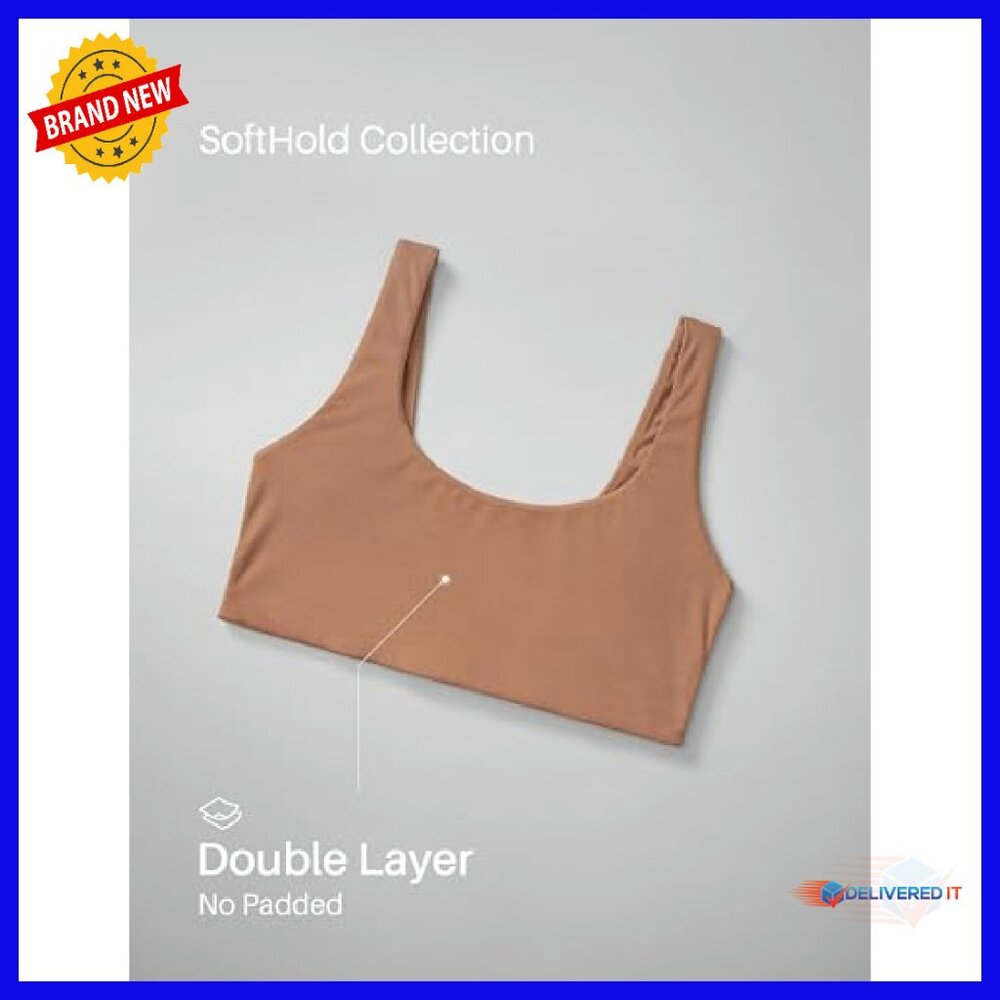 Wireless U-Back Bralette - Softhold Fabric, Dual-… - image 6